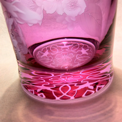 【再販】「桜」　ロックグラス　サンドブラスト 19枚目の画像