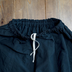 【福袋】立領紗布襯衫/卡其色+沙魯埃爾褲/黑色 第13張的照片