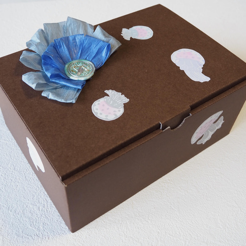 【ハンドメイド】がま口バッグ　海底の世界 2点セット　#571 コロンとクラゲ(海月) がま口バッグ ショルダーバッグ 寿-koto- 通販