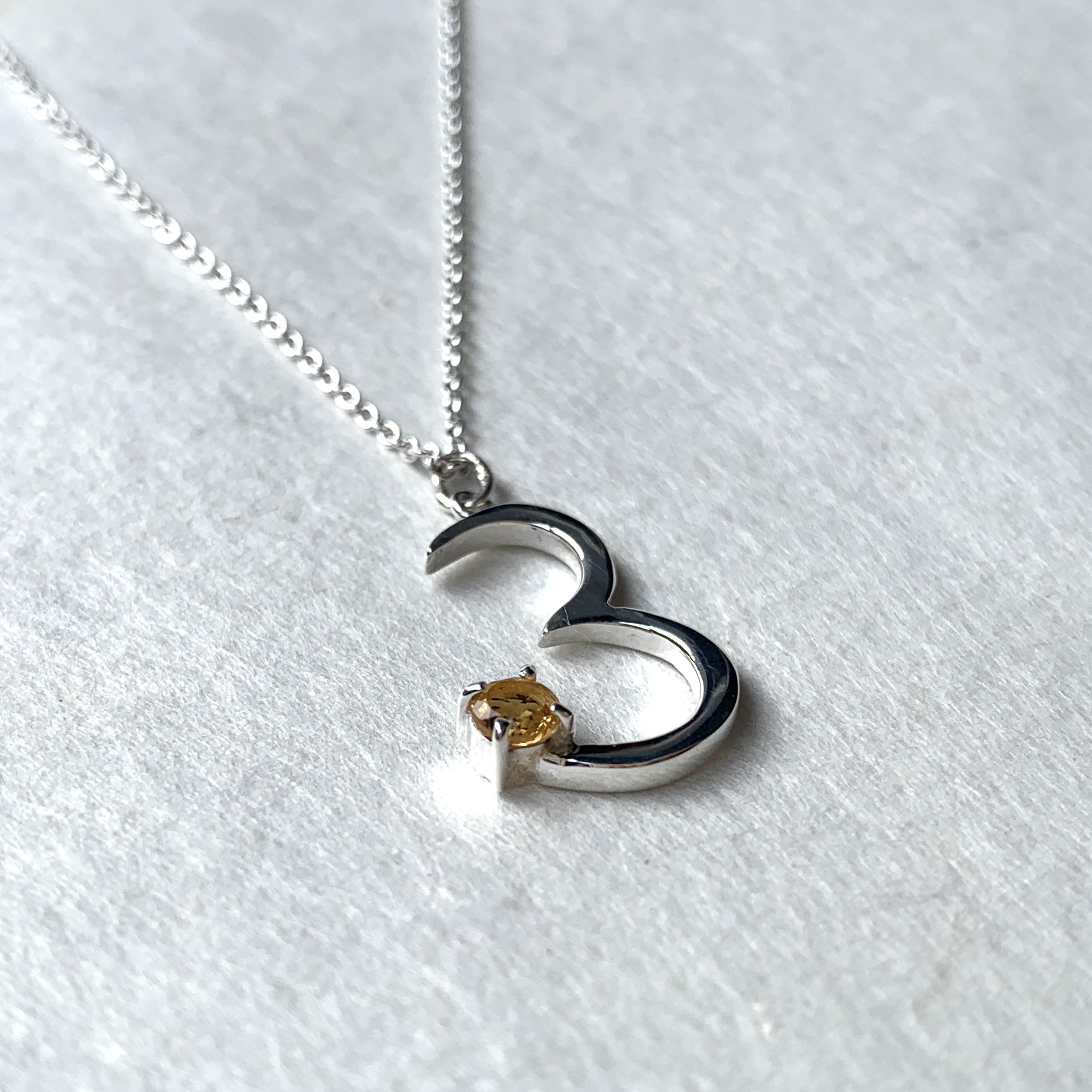 期間限定受付　3月1日～20日　あなたにメッセージ。不思議な数字のペンダント。