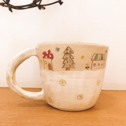 【Sold】キラキラ夜空のマグカップ 3枚目の画像