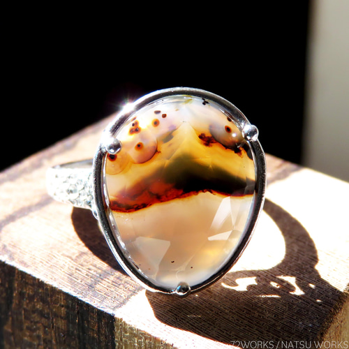 モンタナアゲート リング / Montana Agate Ring 指輪・リング NATSU