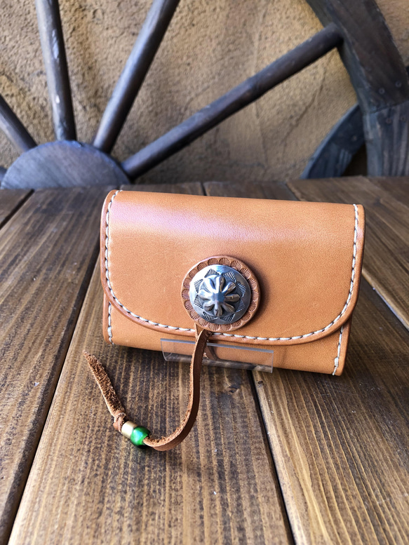 ゴローズタガネスタンプ コンチョ付きコインケース財布 ゴローズ