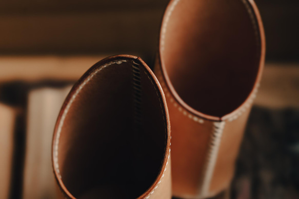 【受注生産】snow peak（スノーピーク） フィールドバリスタ ミル レザーケース プエブロ 11枚目の画像