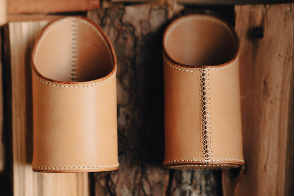 【受注生産】snow peak（スノーピーク） フィールドバリスタ ミル レザーケース プエブロ 13枚目の画像