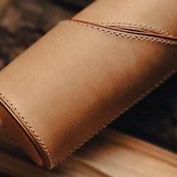 【受注生産】snow peak（スノーピーク） フィールドバリスタ ミル レザーケース プエブロ 5枚目の画像