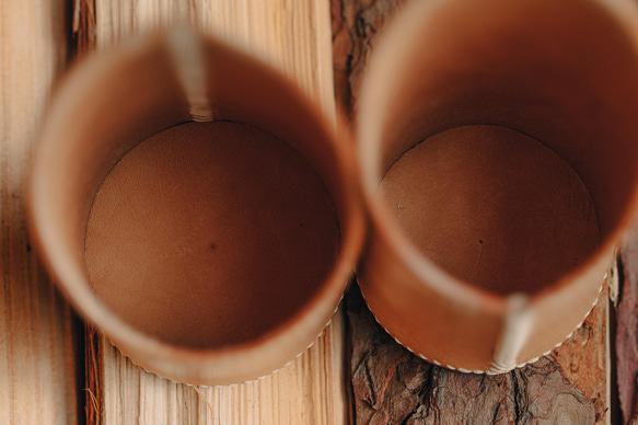 【受注生産】snow peak（スノーピーク） フィールドバリスタ ミル レザーケース プエブロ 10枚目の画像