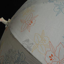 越後紬の日傘「華の宴（はなのうたげ）」 8枚目の画像