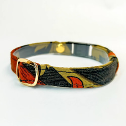 [Anemone] William Morris Fabric Floral Cat Small Dog Collar Lost 第6張的照片