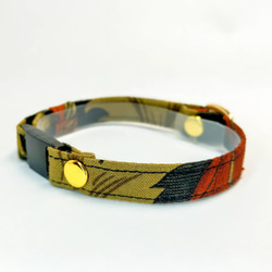 [Anemone] William Morris Fabric Floral Cat Small Dog Collar Lost 第7張的照片