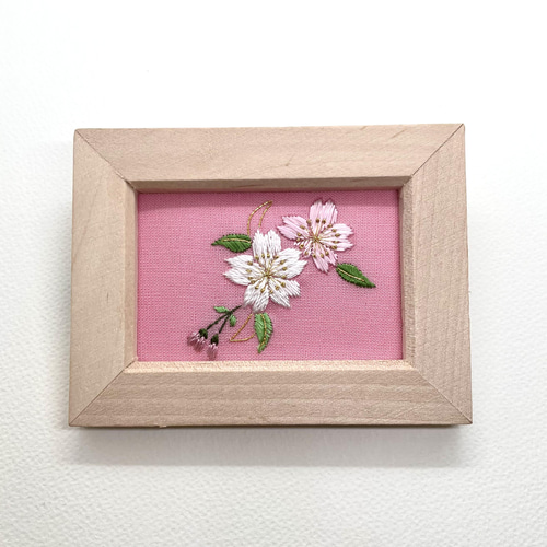 Amazon.co.jp: 東京文化刺繍 No180 富士と桜3号額付きセット