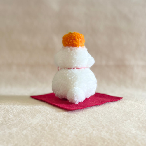 プードル鏡餅（小） プードル ビションフリーゼ ボロニーズ トイ