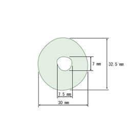 丸①　(くり抜き付き) 6枚目の画像