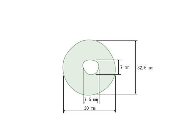 丸①　(くり抜き付き) 6枚目の画像