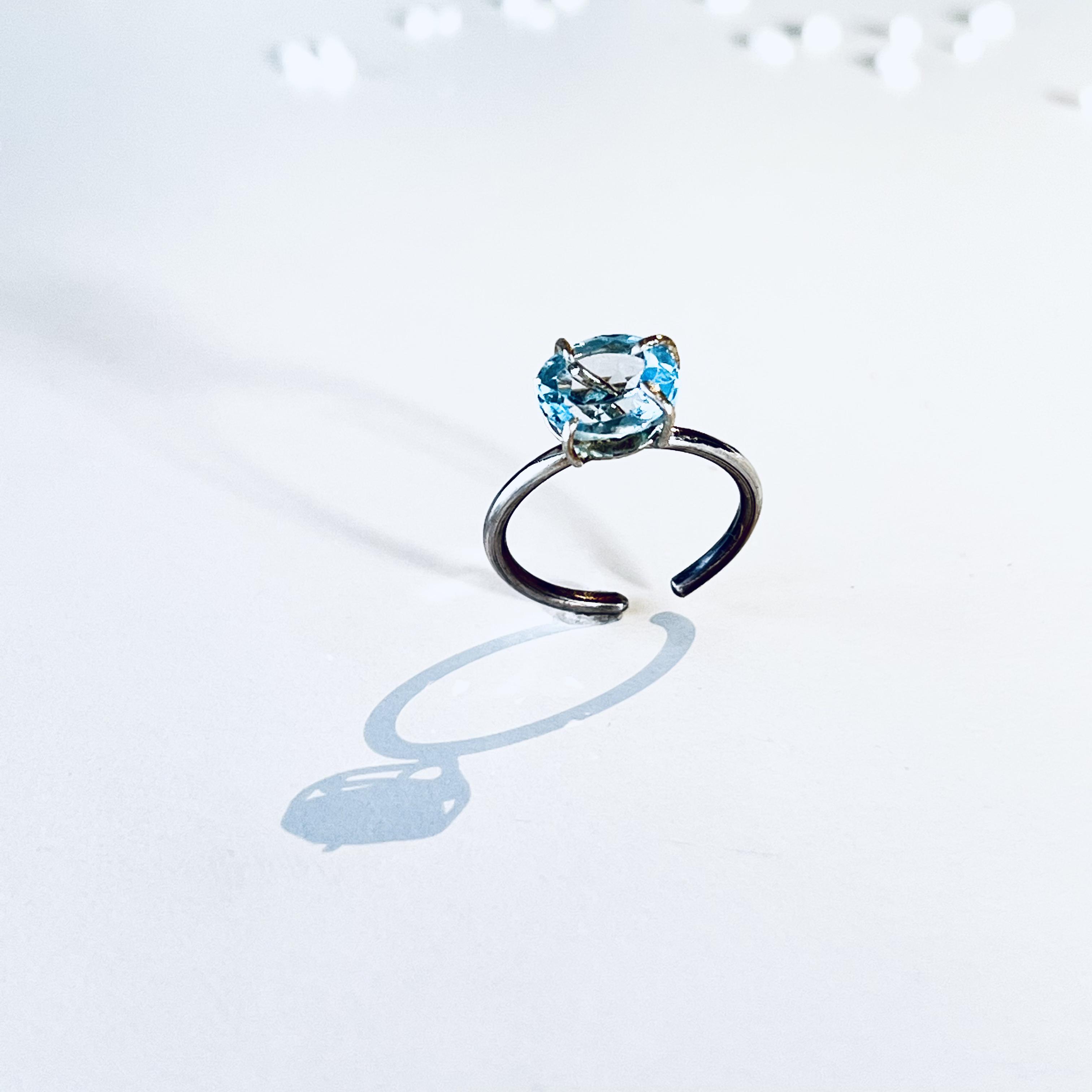 天然石のブルートパーズ / silver925 14,850円