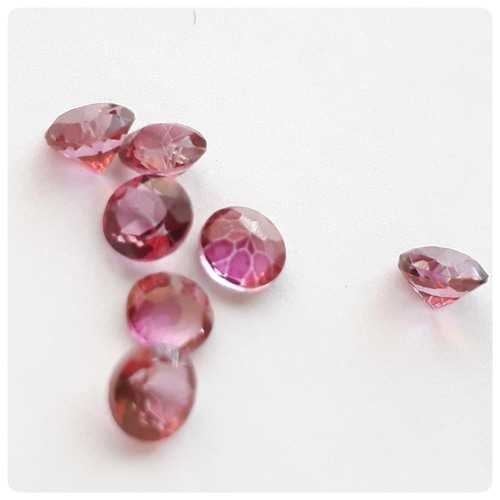 高品質ピンクトパーズ&リング空枠 セット キット ☆buchuchu☆ 通販  