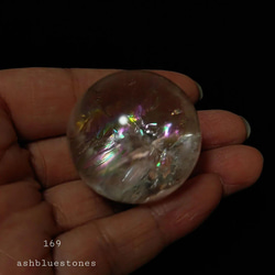 レインボー水晶 スフィア 35mm 58.8g(169) 5枚目の画像