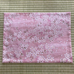 30×40ランチマット 桜(薄ピンク) 2枚目の画像