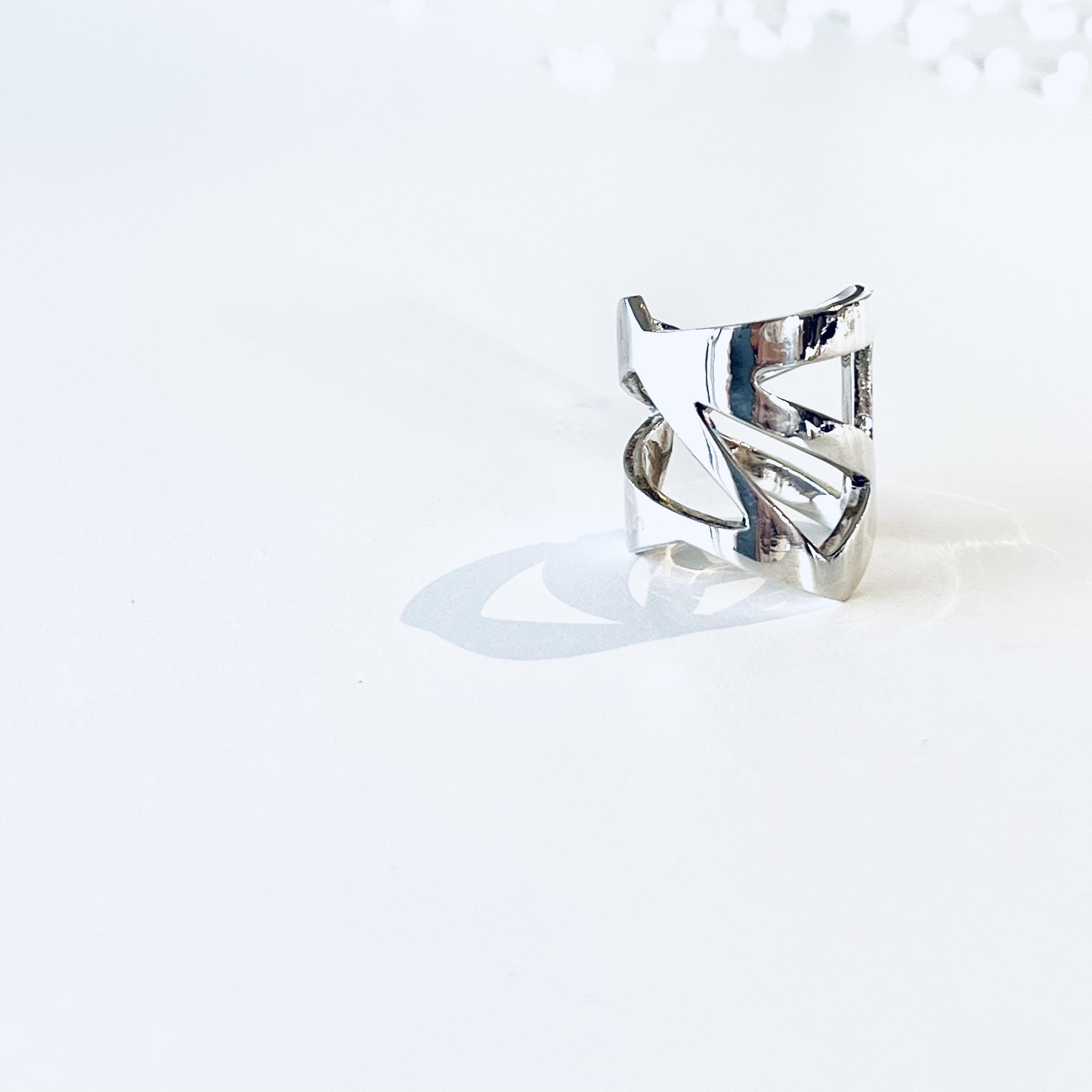 E / 切り絵 / silver925