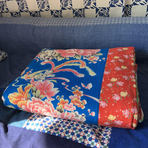 4,ビンテージフラワーセット（青）