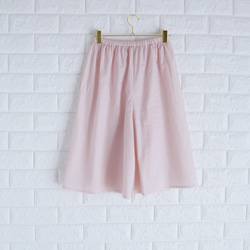 【ピンク】【綿ローン】ペチパンツ　アンダーパンツとして ワンピース スカートにも 1枚目の画像