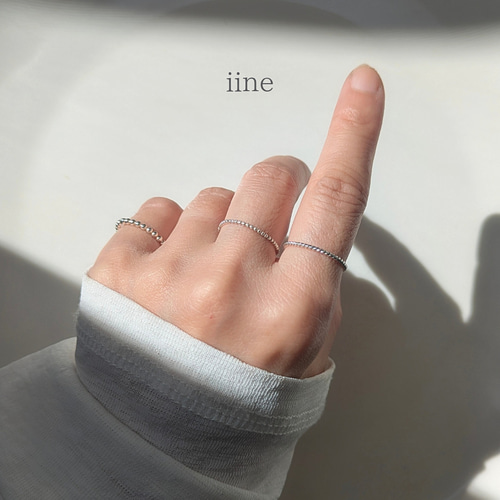 送料無料3点セット】毎日着けたい*デザインリング3点セット【silver925