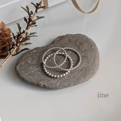 送料無料3点セット】毎日着けたい*デザインリング3点セット【silver925