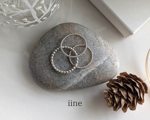 送料無料3点セット】毎日着けたい*デザインリング3点セット【silver925