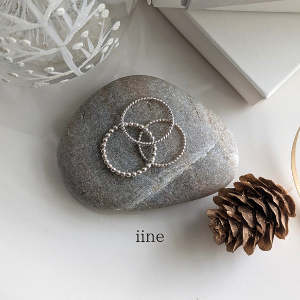 シルバー９２５ハンドメイドアクセサリー3点 送料無料3点セット】毎日着けたい*デザインリング3点セット【silver925