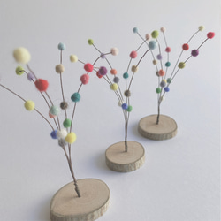 【受注制作】羊の餅花飾り《マルチカラー》 5枚目の画像