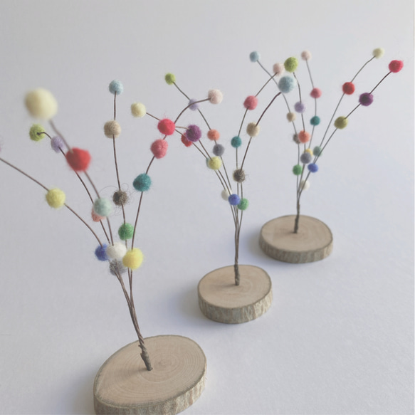 【受注制作】羊の餅花飾り《マルチカラー》 5枚目の画像