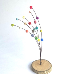 【受注制作】羊の餅花飾り《マルチカラー》 3枚目の画像