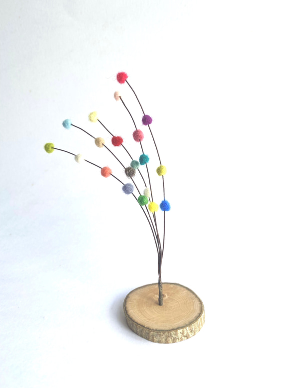 【受注制作】羊の餅花飾り《マルチカラー》 3枚目の画像