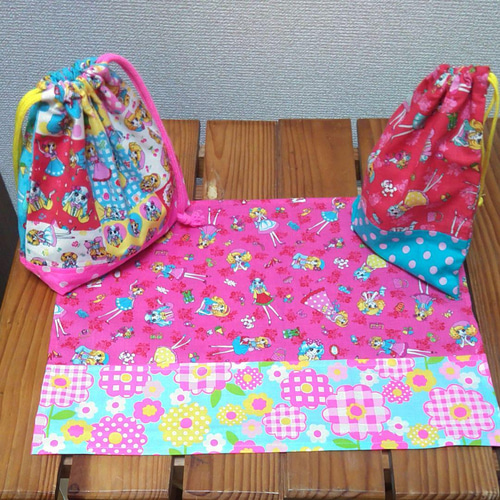 しまちゃんだいすき様 確認用 さくらんぼ ランチョンマット コップ袋