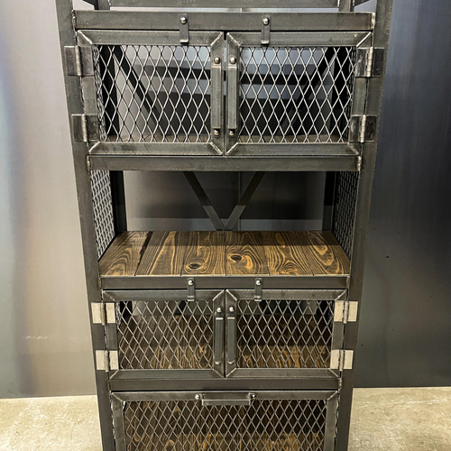 高さ120㎝］アイアンシェルフ ラック アイアン家具 インダストリアル