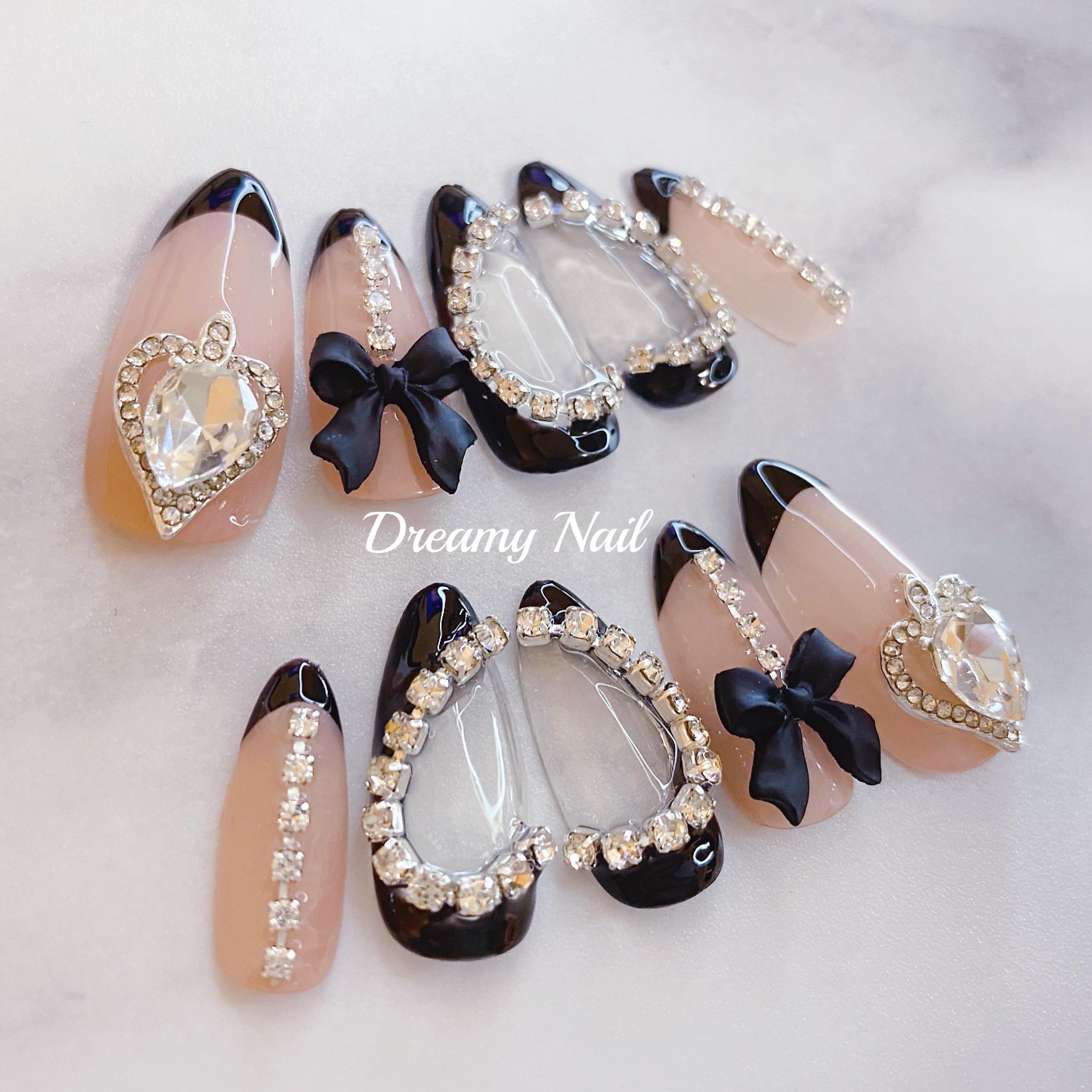 ジェルネイル ネイルチップ オーダー♥量産型 ちちち💖ネイルチップ🌧 | PINK💖バージョンAPE⚡️💖 ______