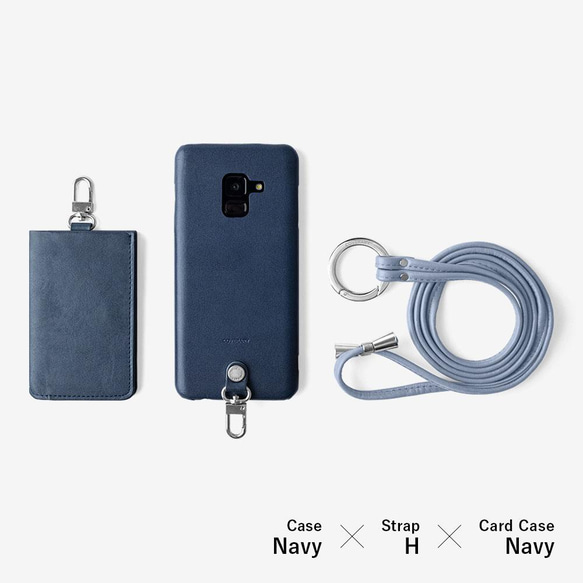 8色３点セット 栃木レザー 全機種対応 スマホケース　スマホショルダー　Android #mm00000028 3枚目の画像