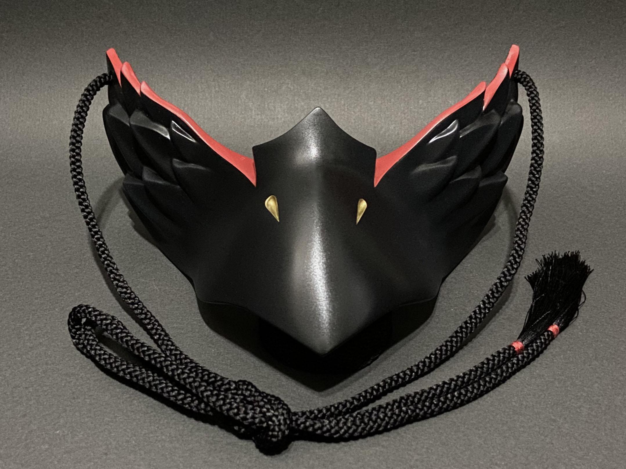 烏面（黒×赤）