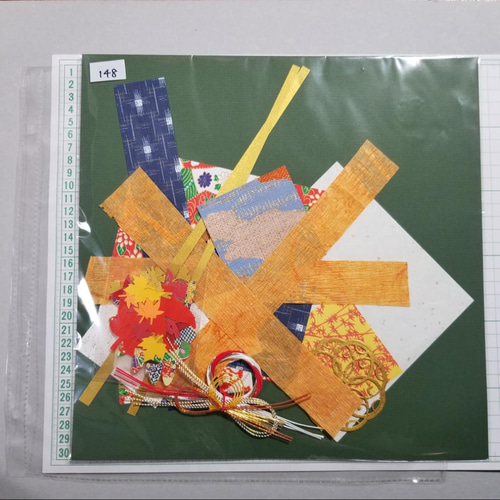 148 和風 七五三 記念写真を飾る スクラップブッキング 簡単キット