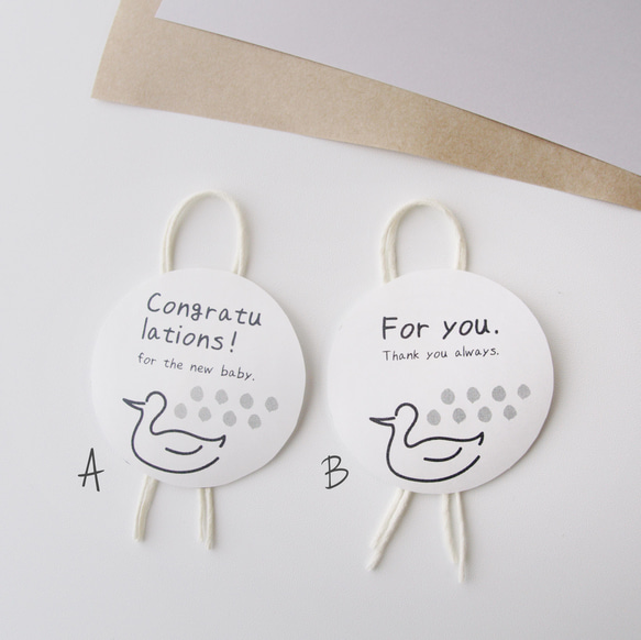 花柄シンプル　やわらかスタイ【綿100%】 6枚目の画像