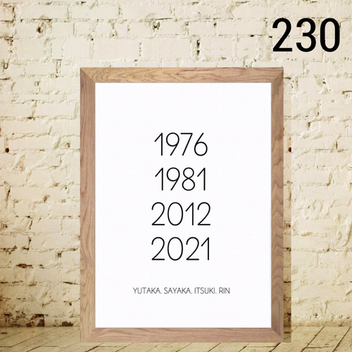 送料無料】ウェディング 結婚記念日 3枚セット⭐️A3サイズ 北欧