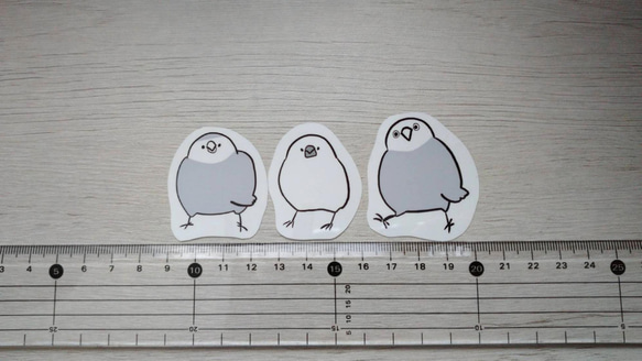 インコさんステッカーセット 3枚目の画像