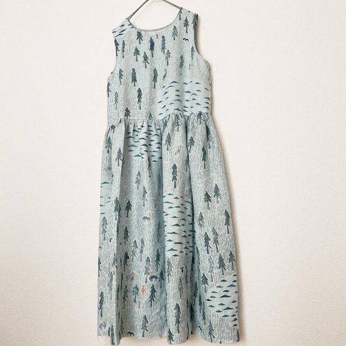 ミナペルホネン one day ノースリーブワンピース ワンピース オキタ