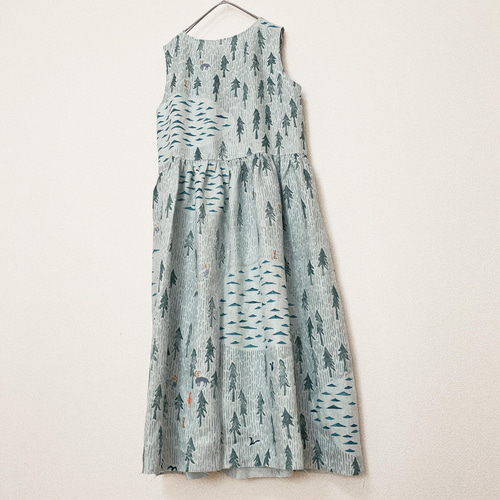 ミナペルホネン one day ノースリーブワンピース ワンピース オキタ