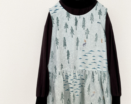 ミナペルホネン ブラック ノースリーブ　ワンピース 中古・古着通販】mina perhonen (ミナ ペルホネン) リネン