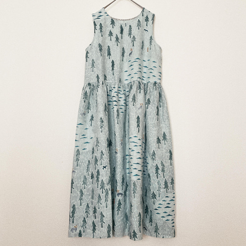 ミナペルホネン one day ノースリーブワンピース ワンピース オキタ