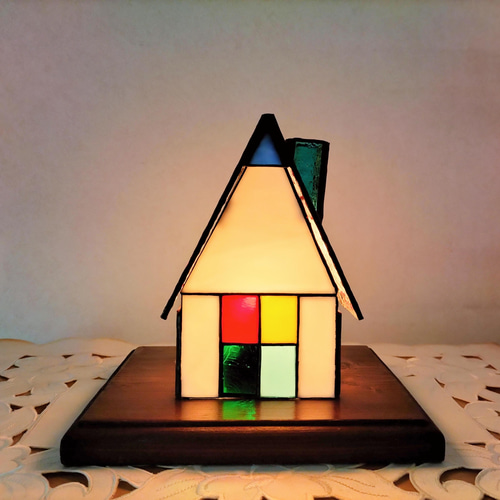 ステンドグラス ハウスランプ スタンドライト・テーブルランプ
