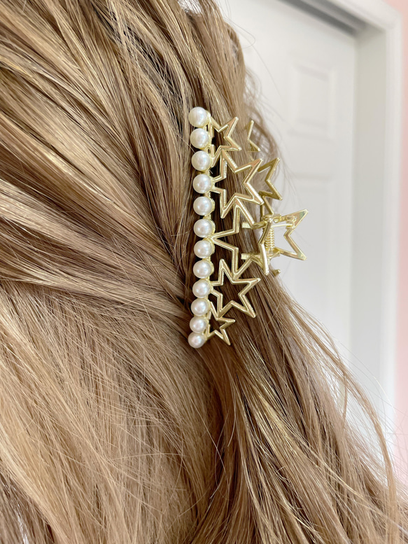 star hair clip 3枚目の画像