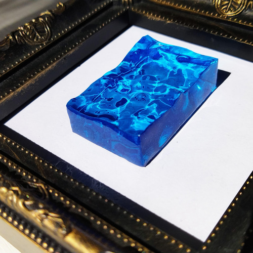 ブルー海のオブジェ☆再販4 / インテリア / レジン/ 置物 その他