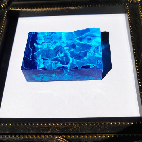 ブルー海のオブジェ☆再販4 / インテリア / レジン/ 置物 その他